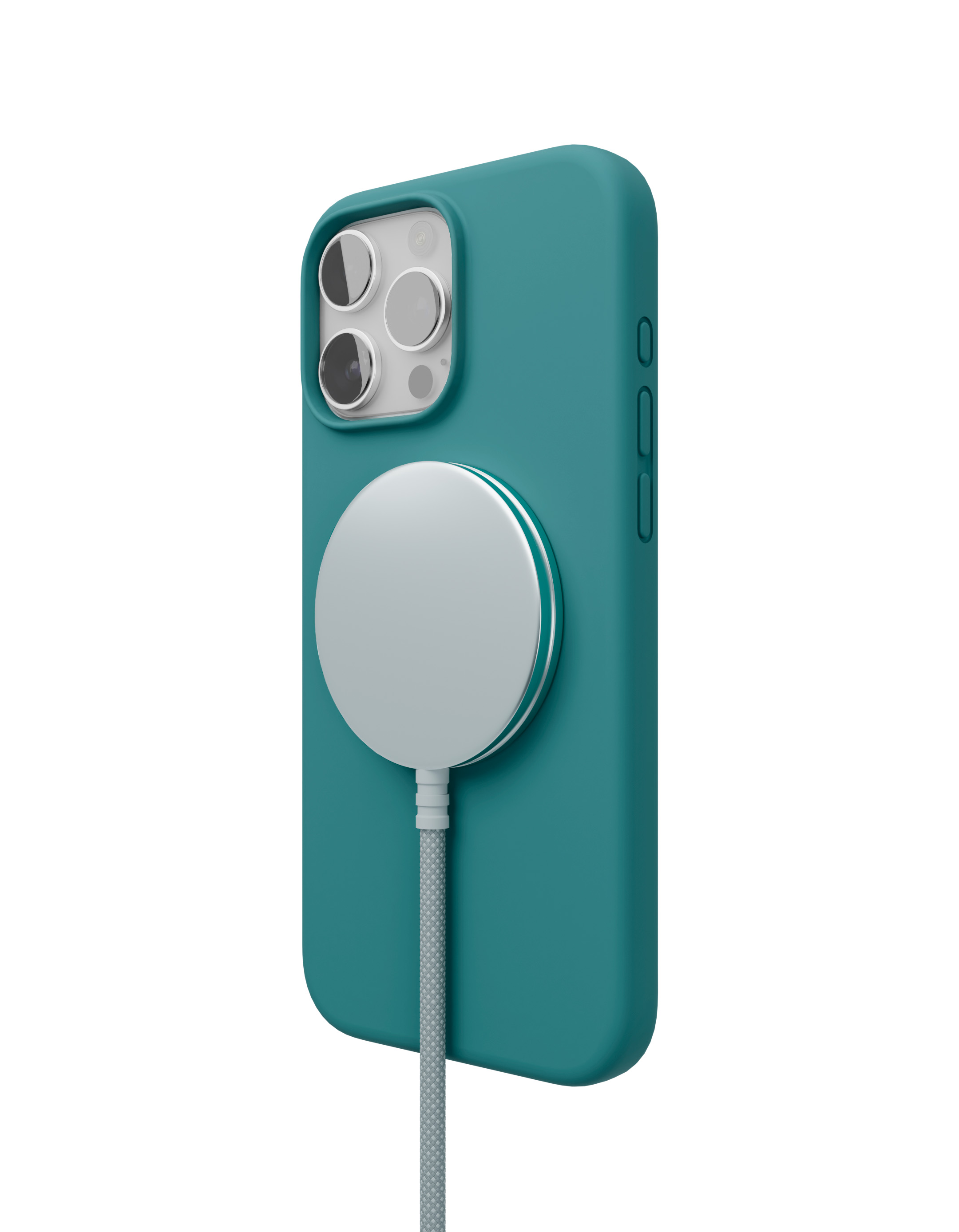 Чехол защитный VLP Aster Case с MagSafe для iPhone 16 Pro, зеленый