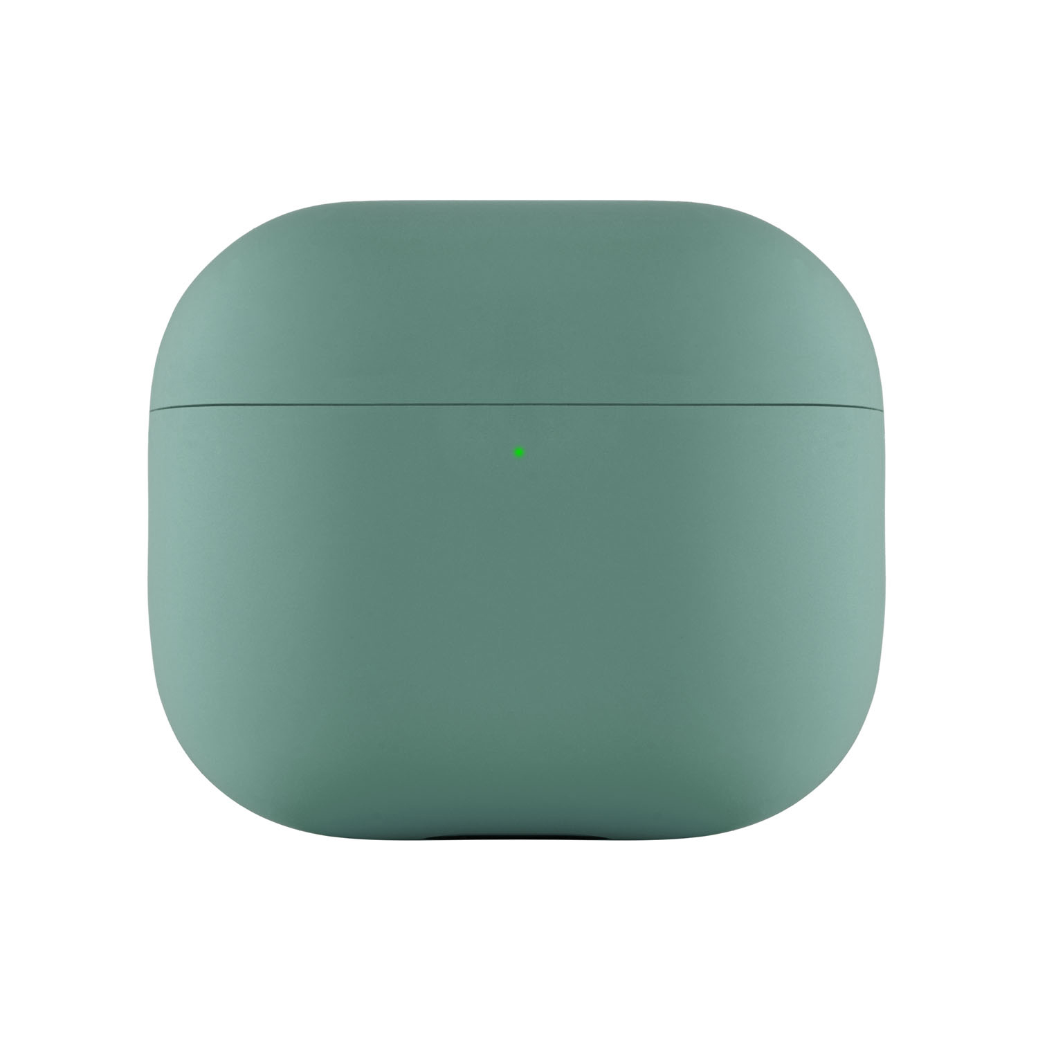 Ультратонкий силиконовый чехол Touch Case для AirPods 3, зелёный