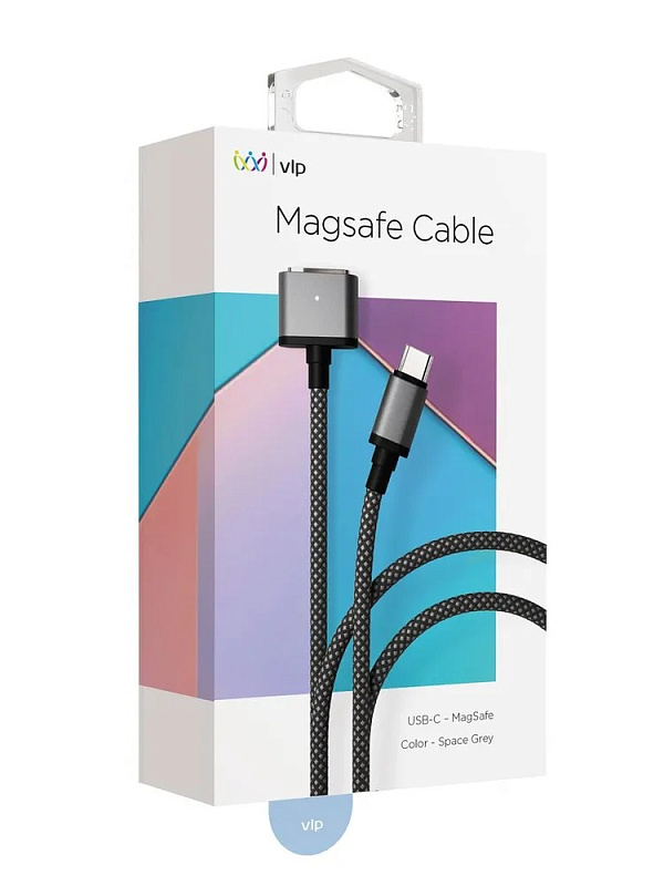Кабель VLP Cable USB-C/MagSafe, 2м, серый космос