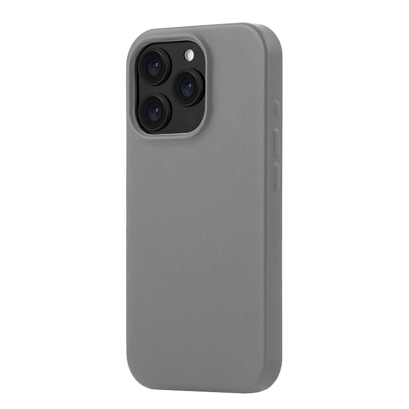 Чехол защитный uBear Capital Case для iPhone 16 Pro, серый