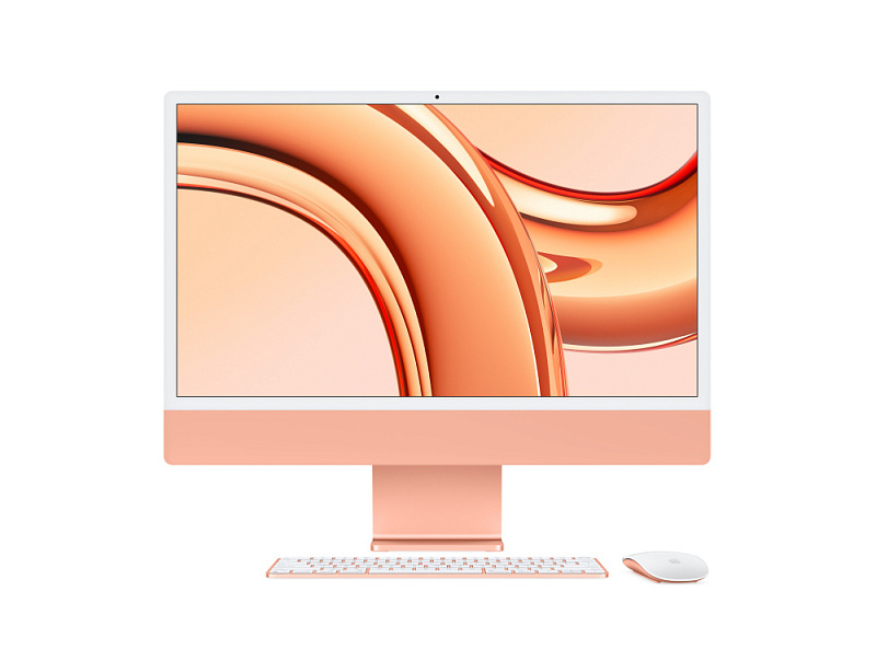 Apple iMac 24" Retina 4,5K, M3 8C / 10C, 8 ГБ, 512 ГБ, Оранжевый
