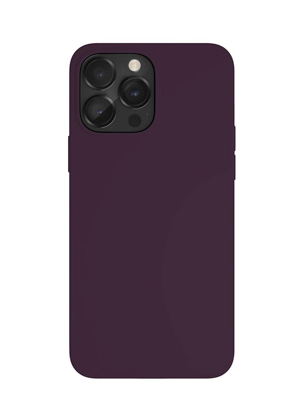Чехол защитный VLP Silicone case с MagSafe для iPhone 14 Pro, темно-фиолетовый