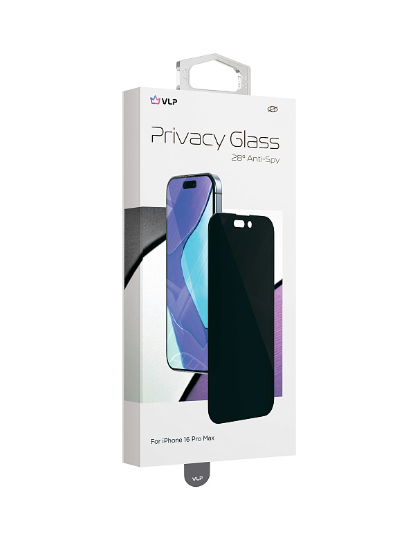 Стекло защитное VLP Privacy Glass для iPhone 16 Pro Max