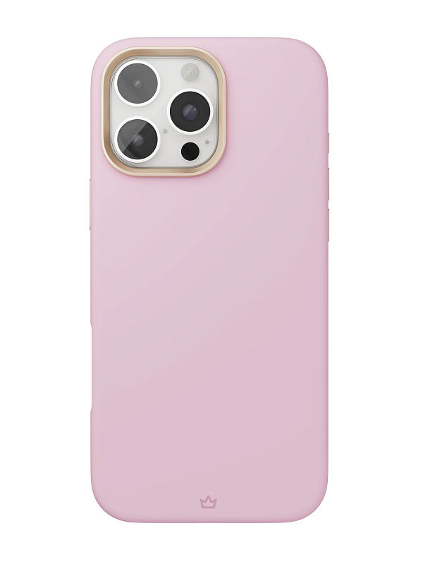 Чехол защитный VLP Aster Pro Case с MagSafe для iPhone 16 Pro, розовый