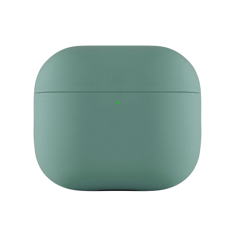 Ультратонкий силиконовый чехол Touch Case для AirPods 3, зелёный